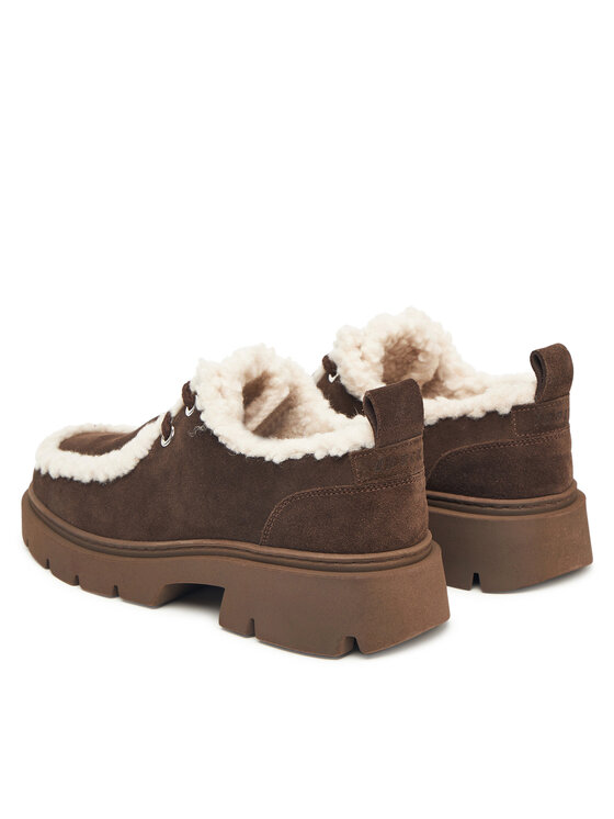 Inuikii Inuikii Nizki čevlji Mocabee Curly 1015.003.0011 Rjava