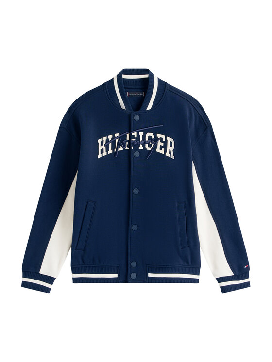 Tommy Hilfiger Tommy Hilfiger Bluza KB0KB09745 Granatowy Regular Fit