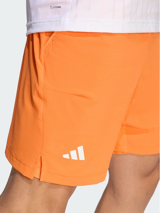 adidas adidas Szorty tenisowe Tennis Pomarańczowy Regular Fit