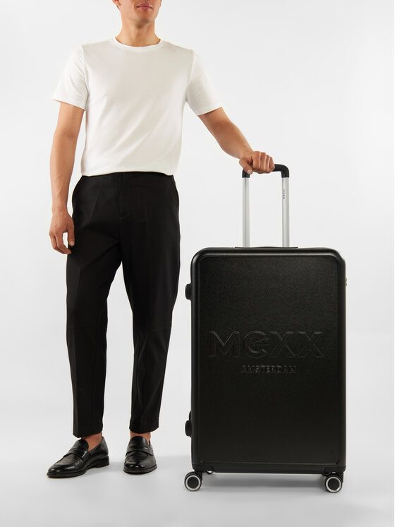 MEXX MEXX Nagy bőrönd MEXX-L-034-05 BLACK Fekete