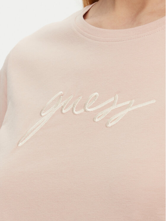 Guess Guess Tričko O5GI02 KBBU1 Ružová Regular Fit