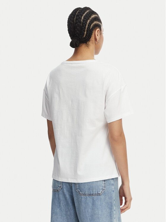 Liu Jo Liu Jo T-krekls WA6414 JS923 Balts Regular Fit