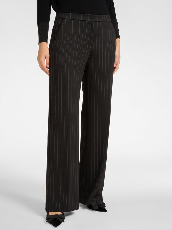 Elena Mirò Elena Mirò Pantaloni di tessuto P161P000356N001 Nero Regular Fit