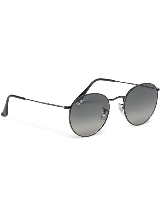 Ray-Ban Ochelari de soare Round Flat Lenses 0RB3447N 002/71 Negru 002/71 imagine noua