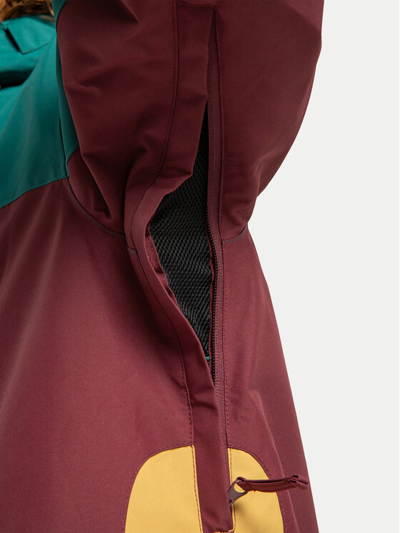 DC Shoes DC Shoes Skijaška jakna Defiant ADYTJ03089 Tamnocrvena Regular Fit