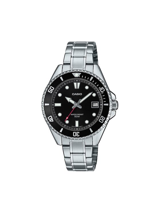 Casio Hodinky MDV-10D-1A1VEF Strieborná