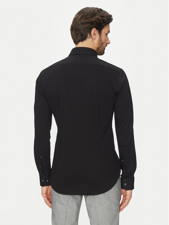 Michael Kors Michael Kors Marškiniai MD0MD91392 Juoda Slim Fit