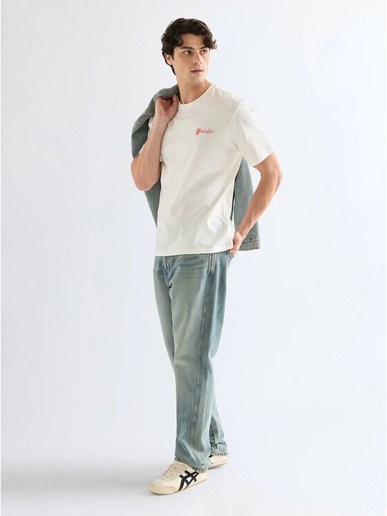 Wrangler Wrangler T-shirt GRAPHIC TEE Bianco Regular Fit