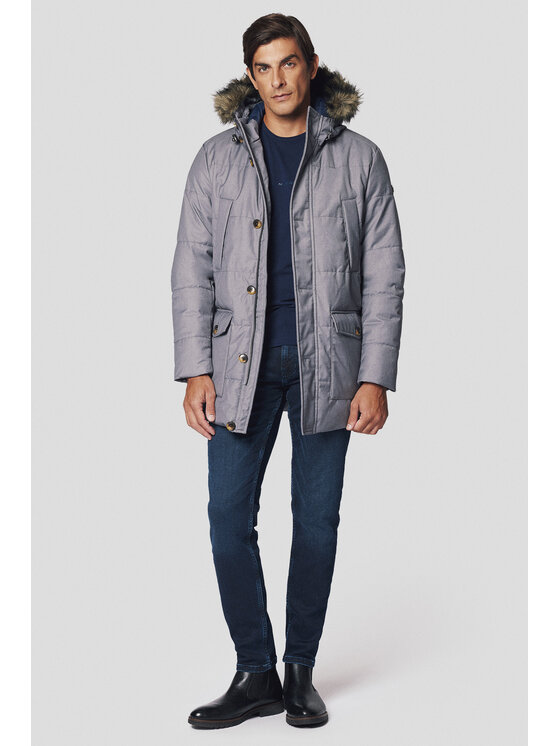 Lancerto Lancerto Kurtka zimowa Viborg KU097224000006 Szary Regular Fit
