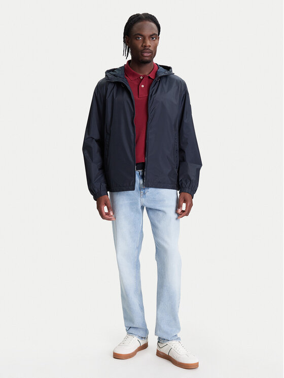 Tommy Hilfiger Tommy Hilfiger Kevad-sügis jope MW0MW40225 Tumesinine Regular Fit