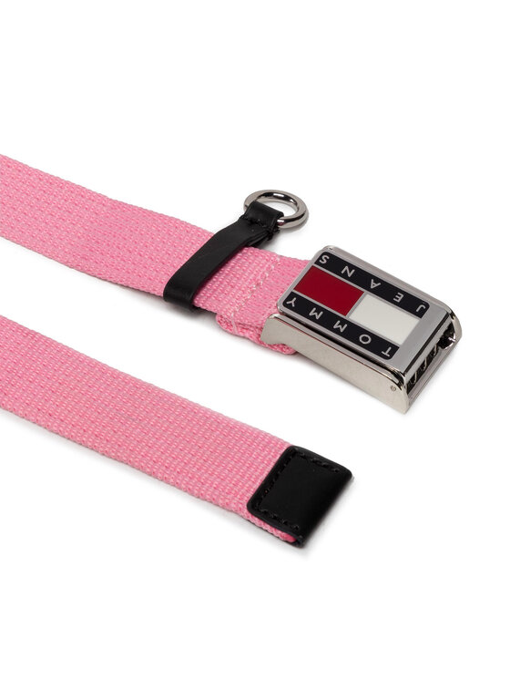 Tommy Jeans Tommy Jeans Pasek Damski Tjw New Webbing Belt 2.5 AW0AW11651 Różowy