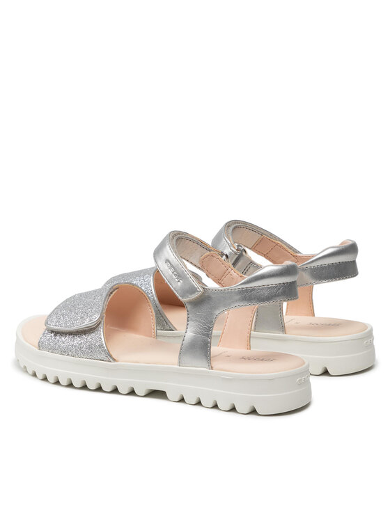 Geox Geox Sandale J S.Coraile G. B J256EB 0NFEW C1007 D Srebrna