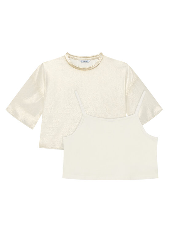 Mayoral Mayoral Блузка 6149 Бежевий Regular Fit