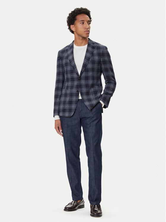 JOOP! JOOP! Sacou 17 JB-47Hoverest 30045029 Bleumarin Slim Fit