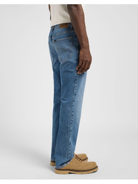 Lee Lee Jeansy WEST Niebieski Straight Leg