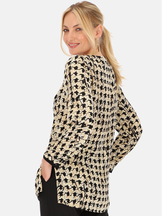 L’AF L’AF Tunika Stefani Beżowy Regular Fit