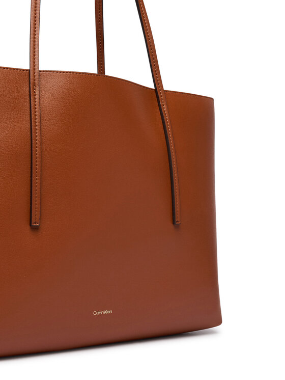 Calvin Klein Calvin Klein Torebka Foil Logo Tote W/Pouch LV04F3274G Brązowy