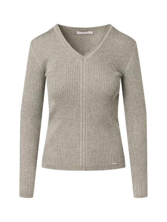 QUIOSQUE QUIOSQUE Sweter Quiosque 6NP011200 Szary Regular Fit