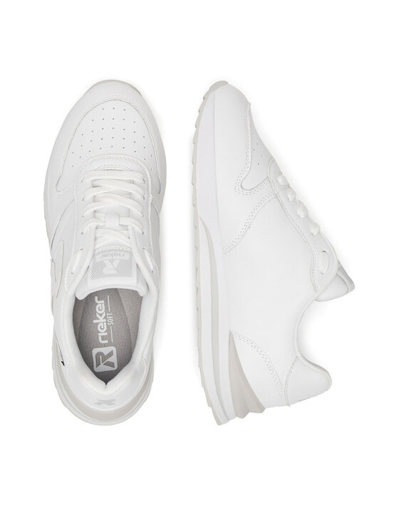 Rieker Revolution Lifestyle Rieker Revolution Lifestyle Sneakersy W2401-80 Biały