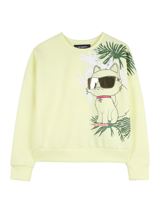 Karl Lagerfeld Kids Karl Lagerfeld Kids Felpa Z31136 Giallo Regular Fit