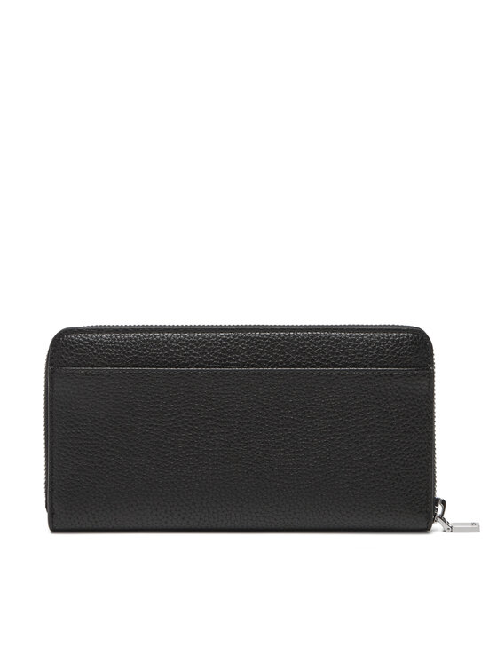 BOSS BOSS Голям дамски портфейл Anett Ziparound 50536354 Черен