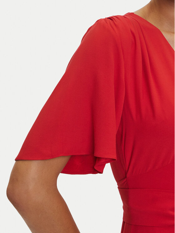 TATUUM Tatuum Koktejlové šaty Matsea T2508.194 Červená Regular Fit