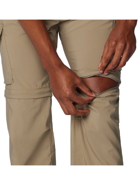 Columbia Columbia Spodnie dresowe Columbia Silver Ridge Utility Convertible Pant Beżowy Regular Fit