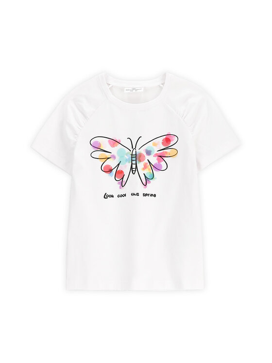 Coccodrillo T-Shirt WC5143202MGK Biały Regular Fit