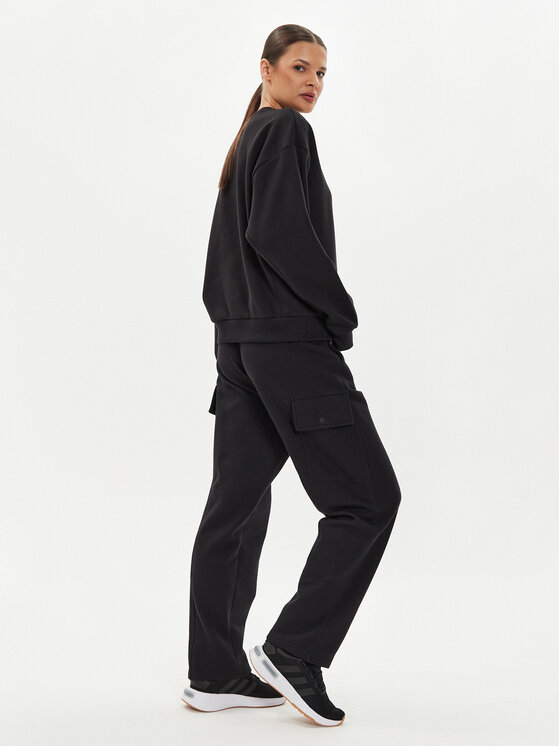 adidas adidas Sportinės kelnės ALL SZN Fleece Cargo IW1215 Juoda Loose Fit