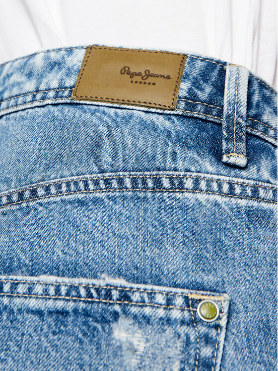 Mujer Ivy Ecru Mom Fit High Waist Jeans Denim | Jeans Pepe Jeans London ⋆  CMC Infocomm