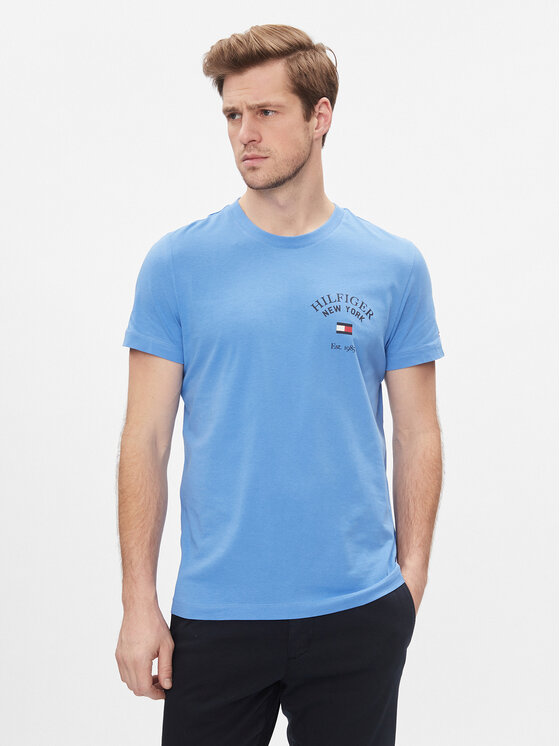 Tommy Hilfiger Tommy Hilfiger T-Shirt Arch Varsity Tee MW0MW33689 Dunkelblau Regular Fit