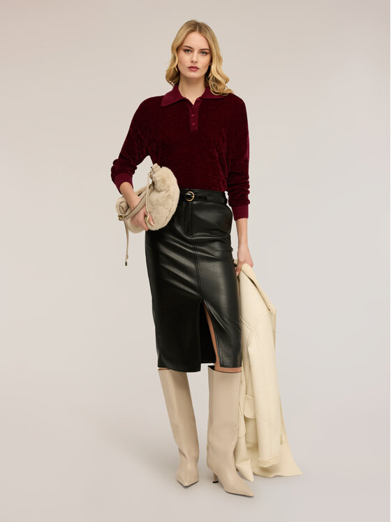 Motivi Motivi Maglione M256E002278N036 Bordeaux Regular Fit