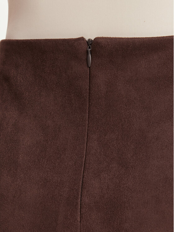 Rinascimento Rinascimento Mini sukňa CFC0130583003 Tmavo hnedá Slim Fit
