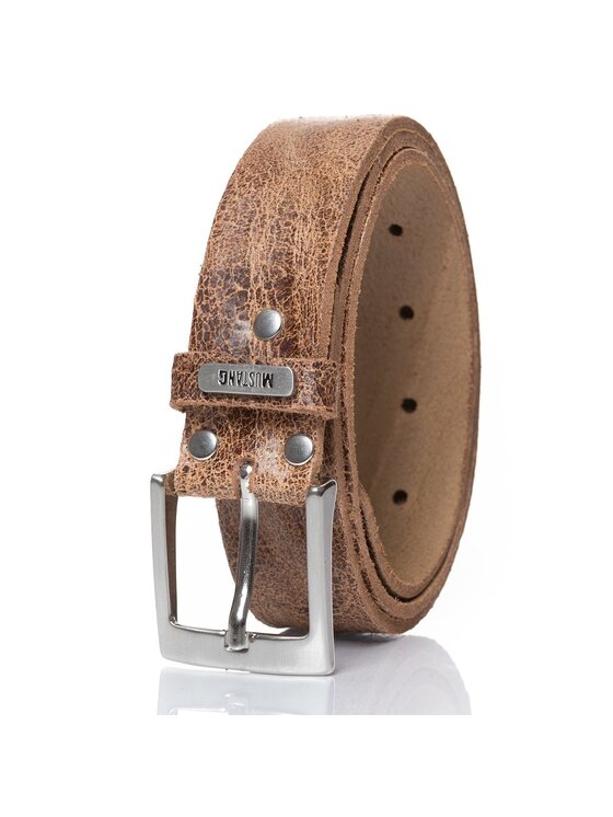 Mustang Mustang Cintura da uomo LEDERG'RTEL Marrone