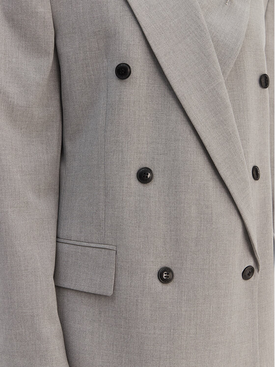 HUGO HUGO Bleizers Antegi 50554018 Pelēks Relaxed Fit