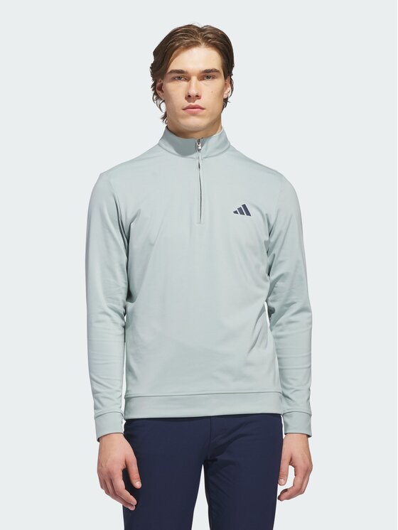 adidas adidas Bluza ULTIMATE365 CLASSIC QUARTER-ZIP Zielony Regular Fit