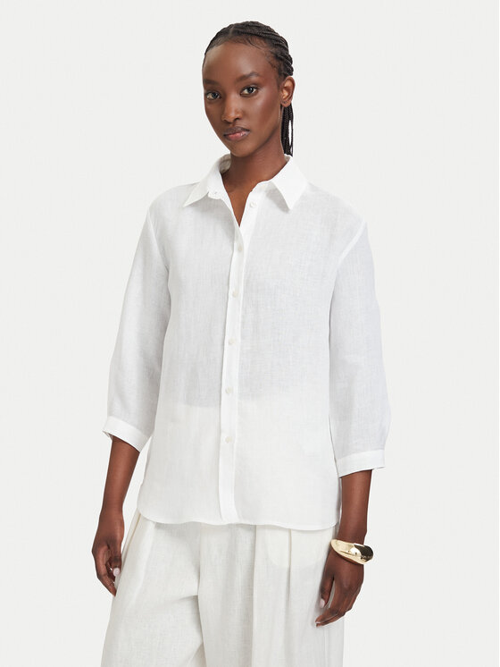 Marella Marella Košeľa Emme by Marella Girello 2615111122 Biela Regular Fit