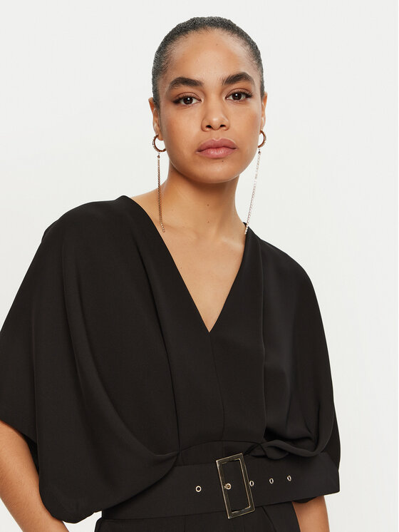 Imperial Imperial Salopetă Y519IQXC Negru Regular Fit
