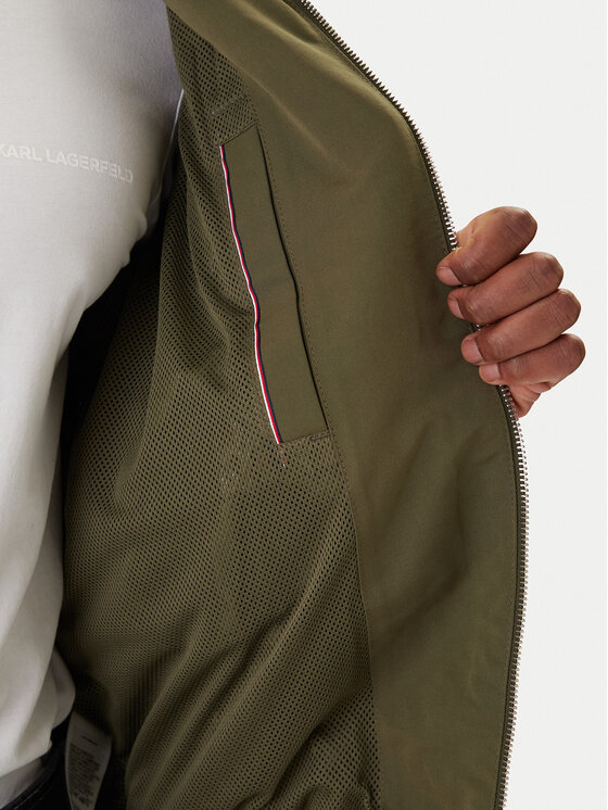 Tommy Jeans Tommy Jeans Giacca di transizione Essential DM0DM22720 Verde Regular Fit