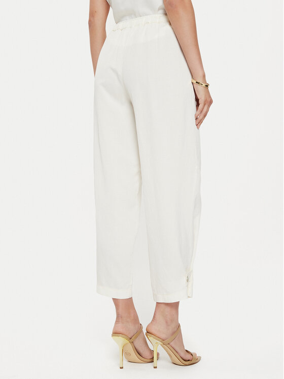 ViCOLO ViCOLO Kalhoty z materiálu TB2085 Béžová Regular Fit