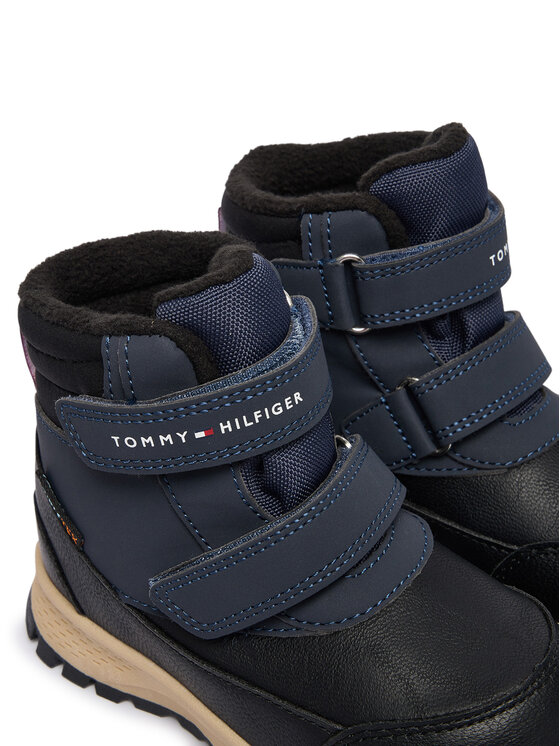Tommy Hilfiger Tommy Hilfiger Šnurovacia obuv T1X5-34134-1592X656 M Tmavomodrá