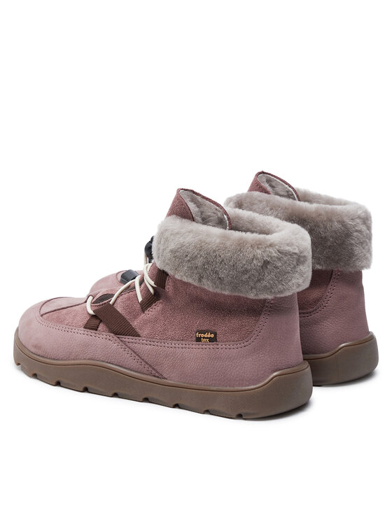 Froddo Froddo Gležnjače Zeru Tex Cosy Barefoot G3110258-4 D Ružičasta