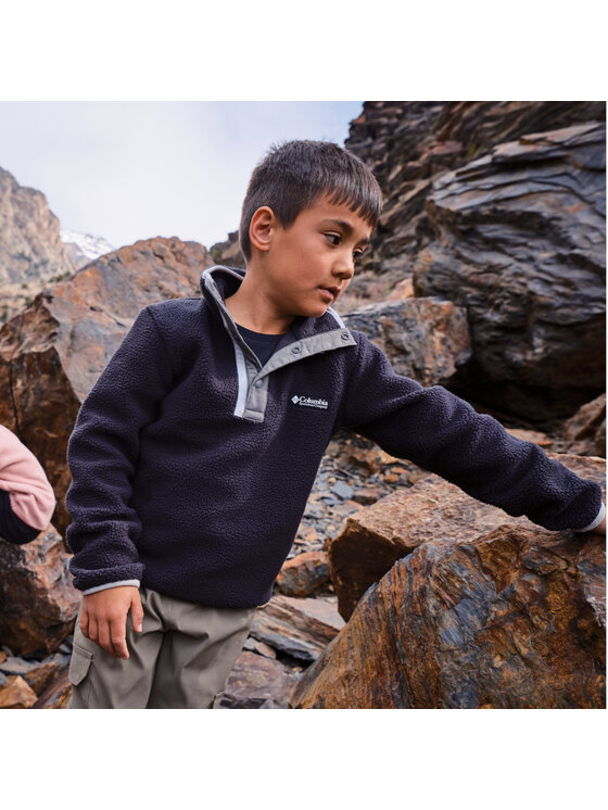 Columbia Columbia Felpa di pile Helvetia II Half Snap Fleece Nero Regular Fit