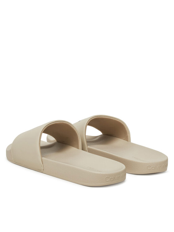 Calvin Klein Calvin Klein Plätud Pool Slide W/ Ck Square HM0HM01754 Ekrüüvärv