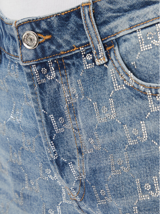 Liu Jo Liu Jo Kratke traperice UA4095 D4854 Plava Regular Fit