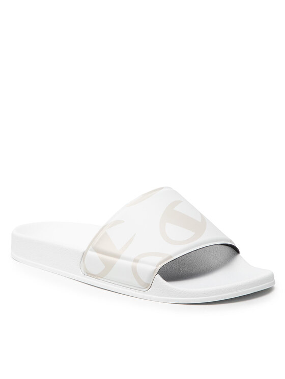 Champion Klapki Slide Pd S11516-CHA-WW001 Biały | Modivo.pl
