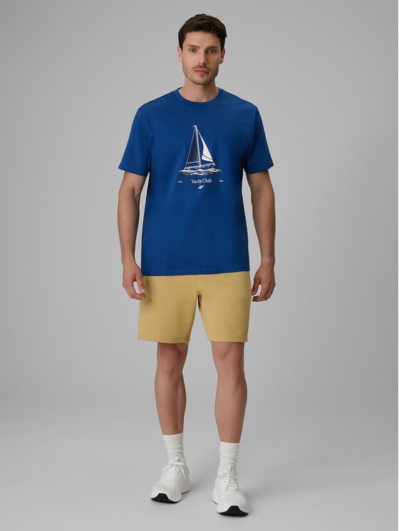 4F 4F Αθλητικό σορτς 4FRSS26TSHOM0930-83S Μπεζ Regular Fit