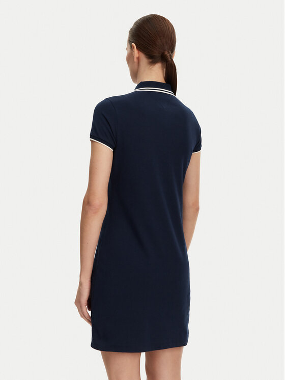 Tommy Hilfiger Tommy Hilfiger Každodenné šaty WW0WW45532 Tmavomodrá Regular Fit