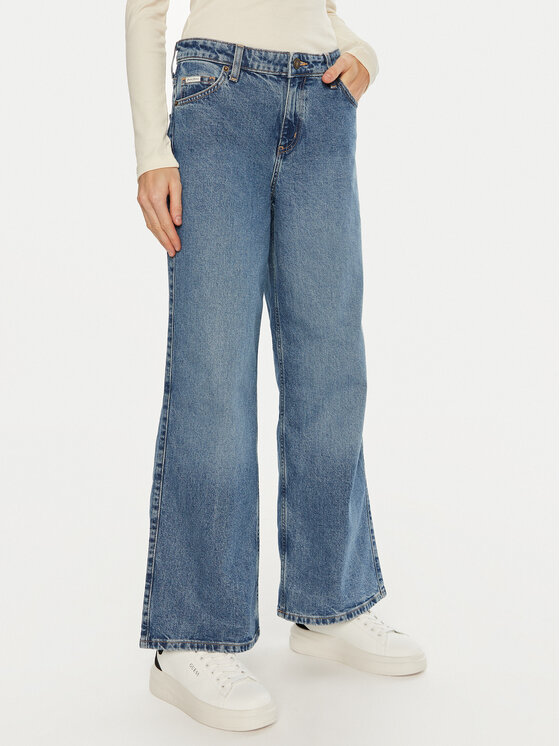 Guess Guess Džínsy W4BA0Y D5CC4 Modrá Relaxed Fit