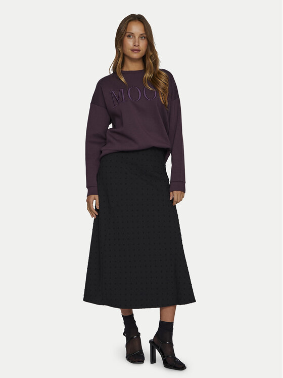 Vila Vila Trapezförmiger Rock Brietta 14102584 Schwarz Regular Fit